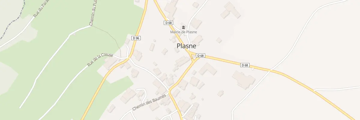 Plan du 5023 Rte de Poligny à Plasne