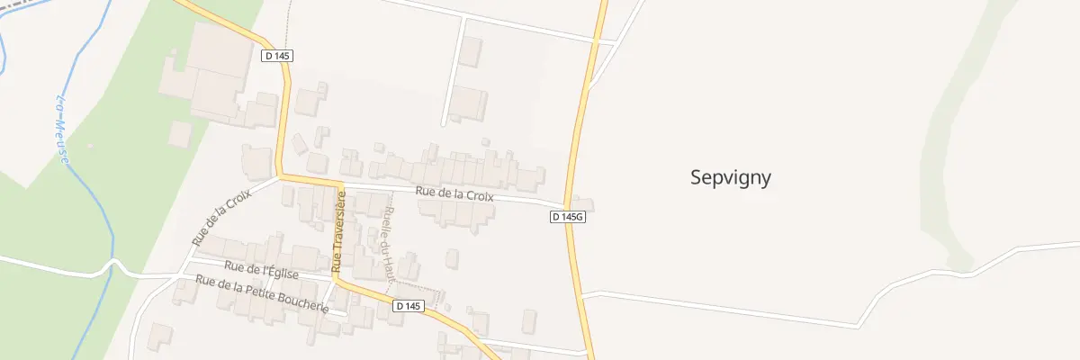 Plan du 19 Rue de la Croix à Sepvigny
