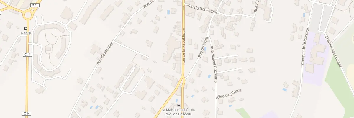 Plan du 156 Rue de la République à Belley