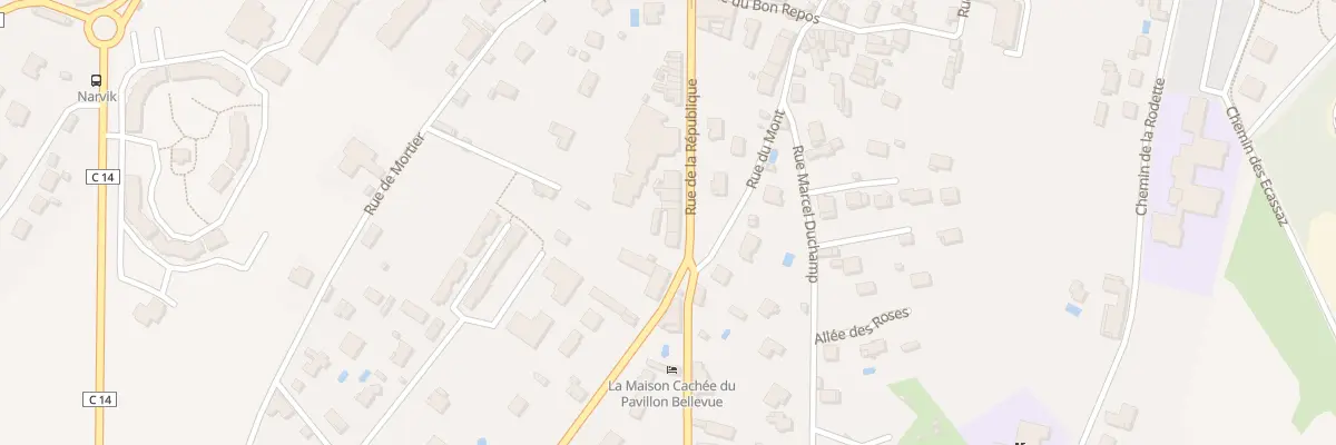 Plan du 158 Rue de la République à Belley