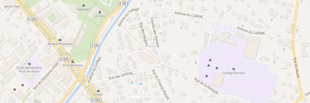 Plan du 2 Rue des Verdiers à Saint-Égrève