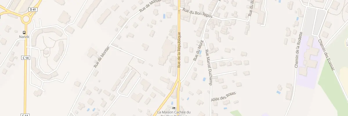 Plan du 154 Rue de la République à Belley