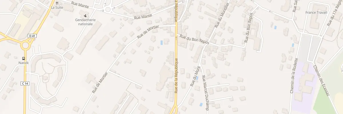 Plan du 142 Rue de la République à Belley
