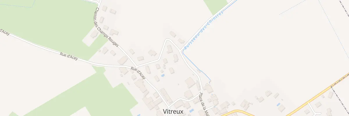 Plan du 3 Che du Grand Quartier à Vitreux