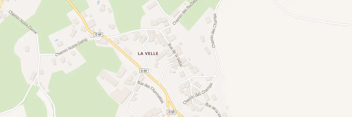 Plan du 256 Rue de la Vellaz à Saint-Martin-de-Bavel