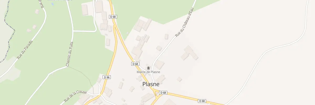 Plan du 5109 Rue du Château d’Eau à Plasne