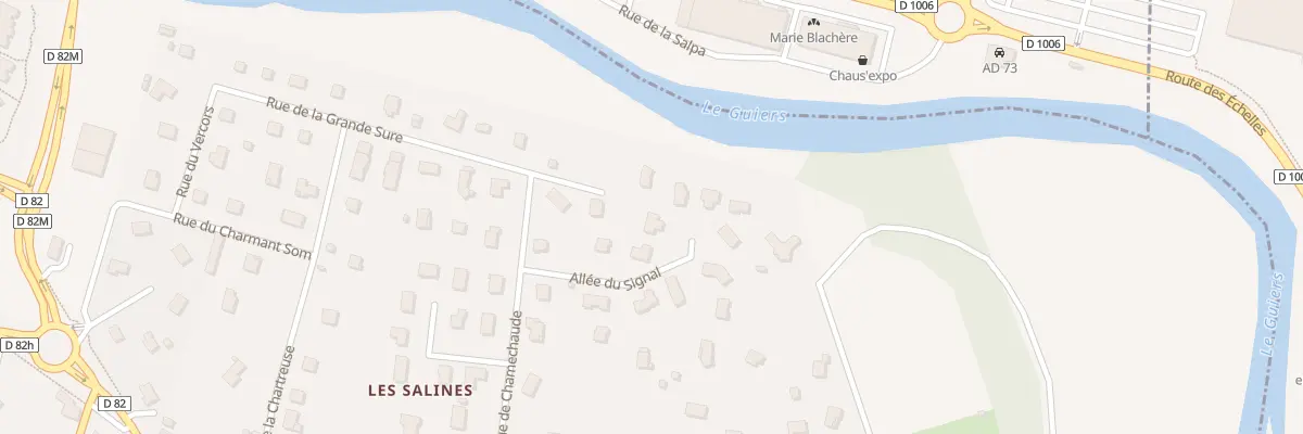 Plan du 175 All du Signal au Pont-de-Beauvoisin
