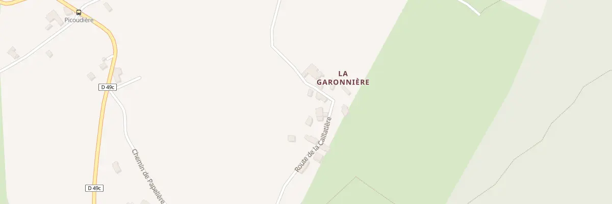Plan du 829 Rte de la Caillatiere à Merlas