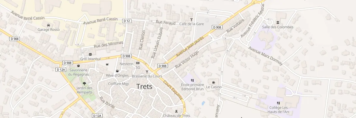 Plan du 12 Av Jean Jaurès à Trets