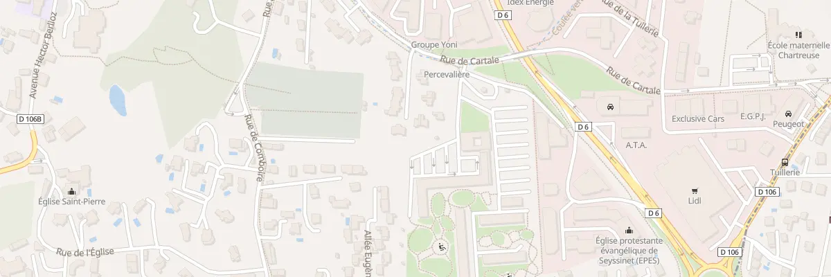 Plan du 105 Rue de Cartale à Seyssinet-Pariset