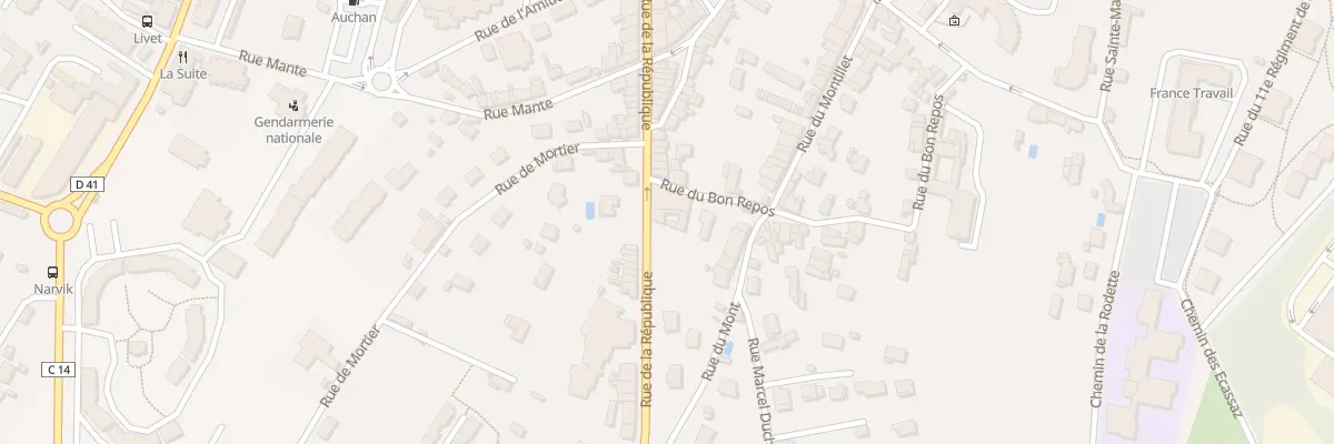 Plan du 141 Rue de la République à Belley