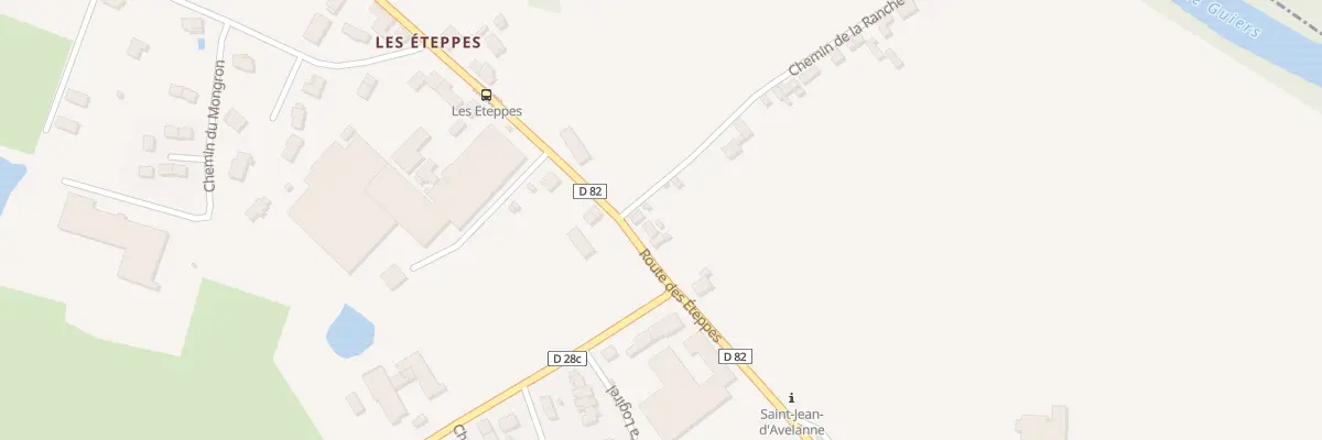 Plan du 417 Rte des Eteppes à Saint-Jean-d’Avelanne