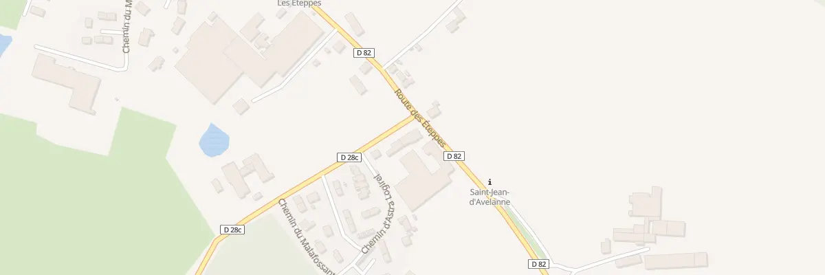 Plan du 498 Rte des Eteppes à Saint-Jean-d’Avelanne
