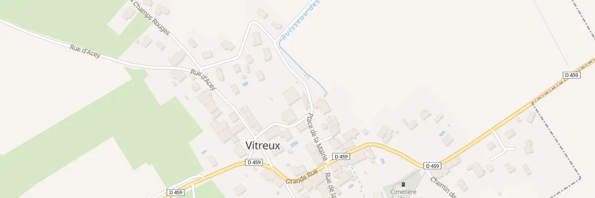Plan du 5 Pl de la Mairie à Vitreux