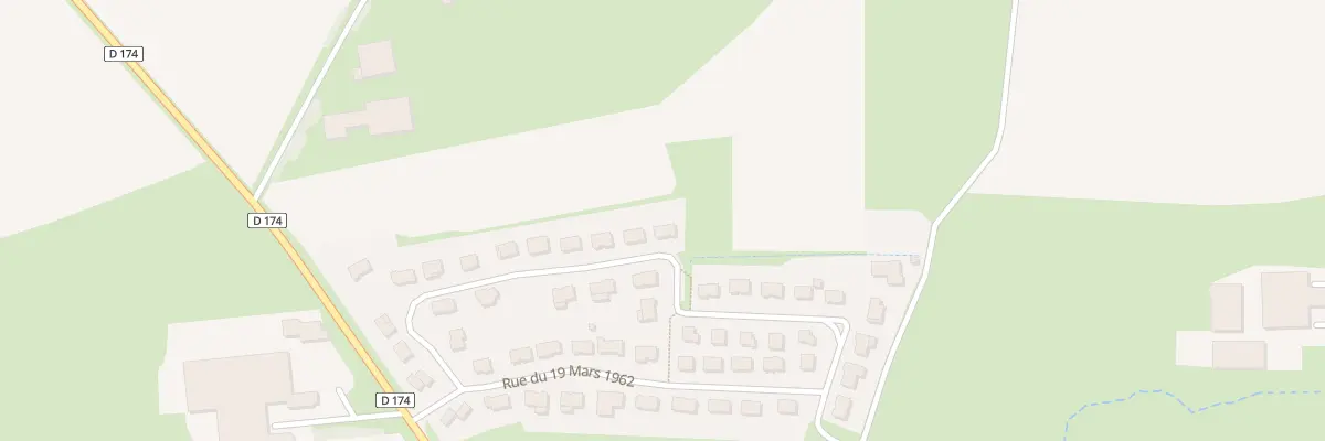 Plan du 19 Rue du 19 Mars 1962 à Beuveille