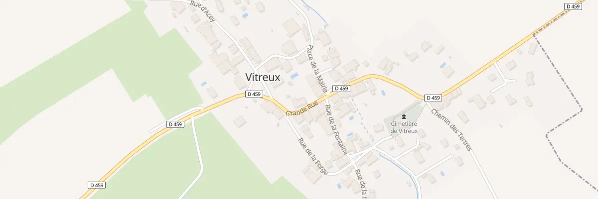 Plan du 5 Grande Rue à Vitreux