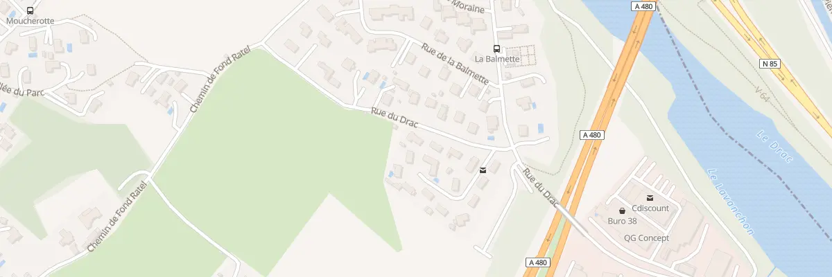 Plan du 37 Rue du Drac à Claix