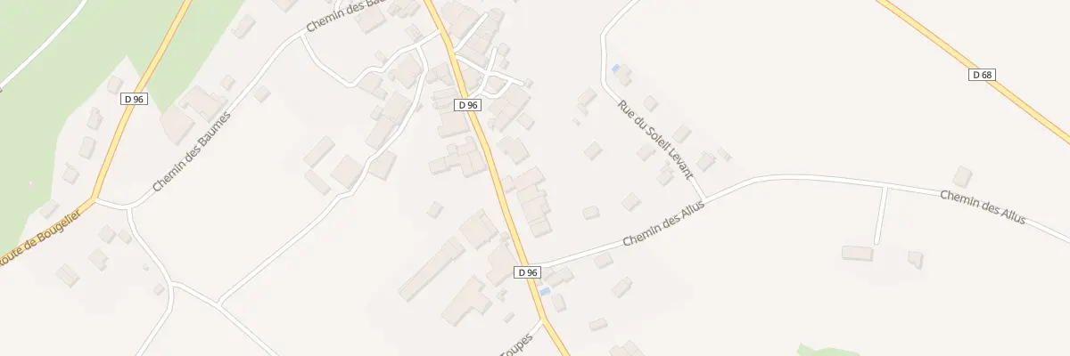 Plan du 5045 Rue du Chalet à Plasne