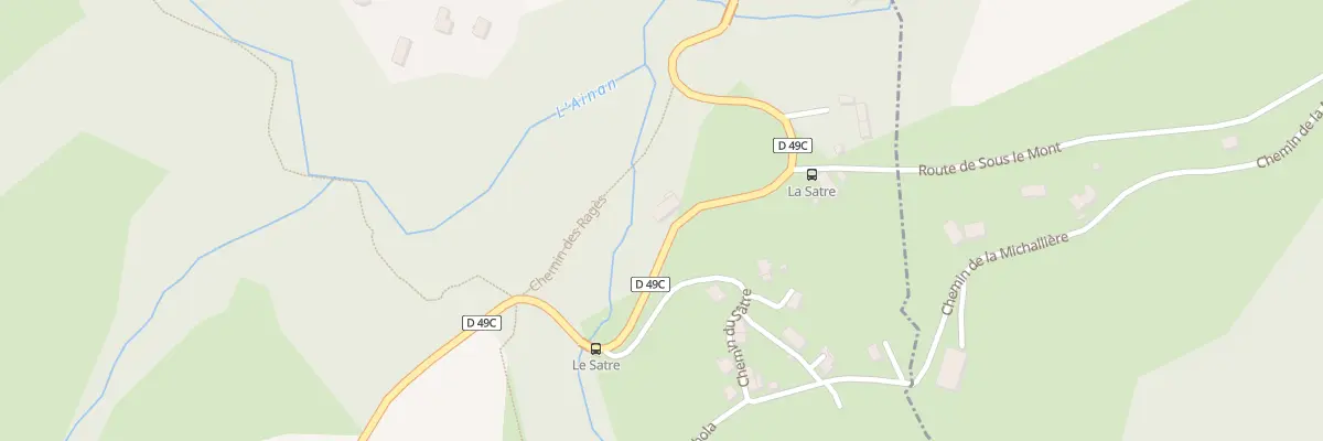 Plan du 646 Rte de Merlas à Saint-Bueil