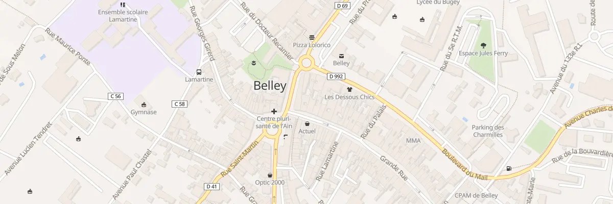 Plan du 3 Grande Rue à Belley