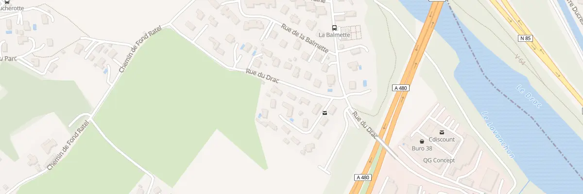 Plan du 35 Rue du Drac à Claix