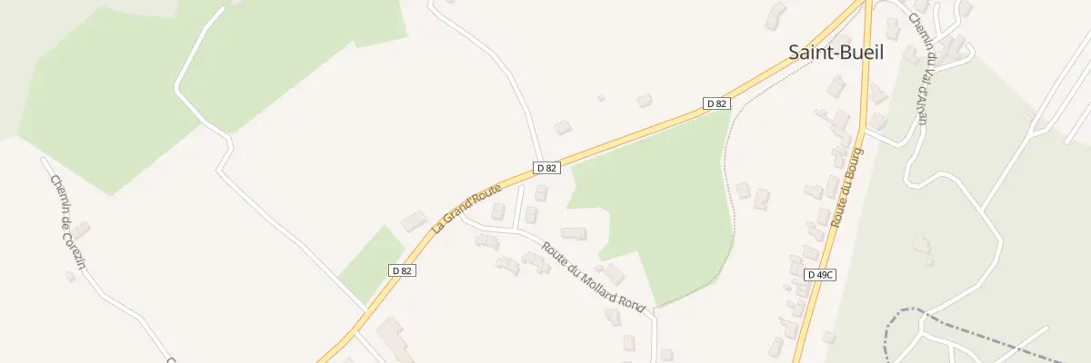 Plan du 608 Rte du Mollard Rond à Saint-Bueil