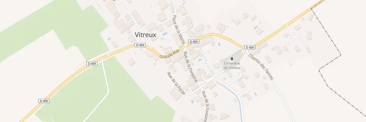 Plan du 4 Rue de la Fontaine à Vitreux