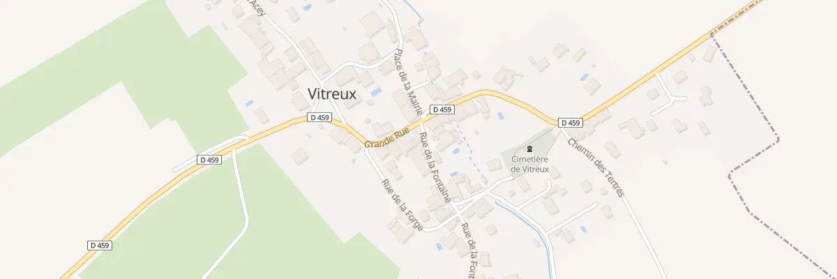 Plan du 14 Grande Rue à Vitreux