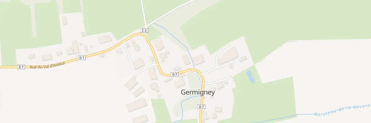 Plan du 12 Rue du Val d’Amour à Germigney