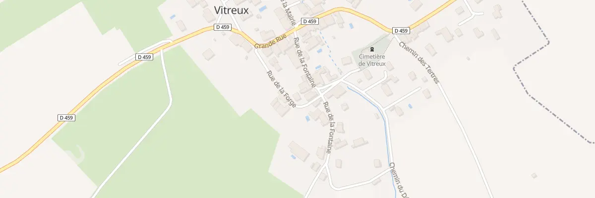 Plan du 3 Rue de la Forge à Vitreux