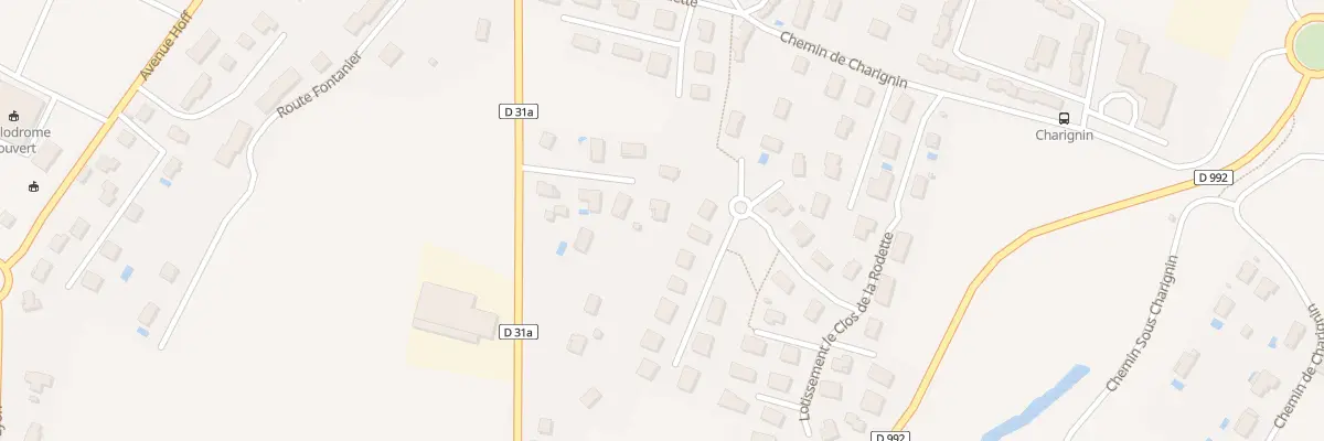 Plan du 9002 Rte de Brens à Belley