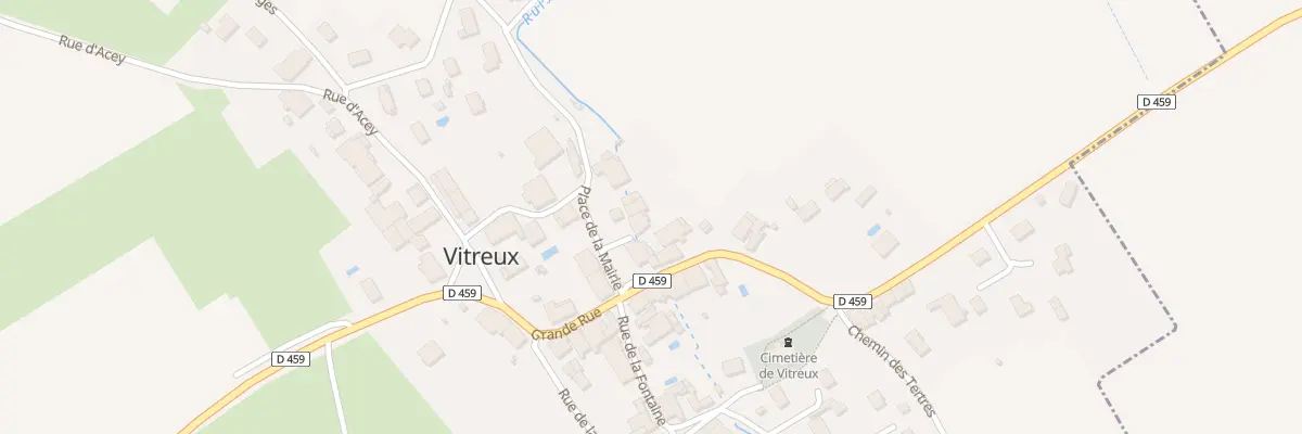 Plan du 6 Pl de la Mairie à Vitreux