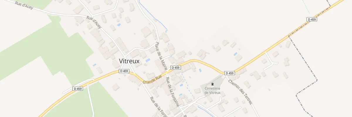 Plan du 9 Grande Rue à Vitreux