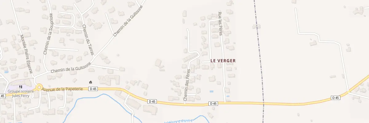 Plan du 185A Che des Pères à Auriol