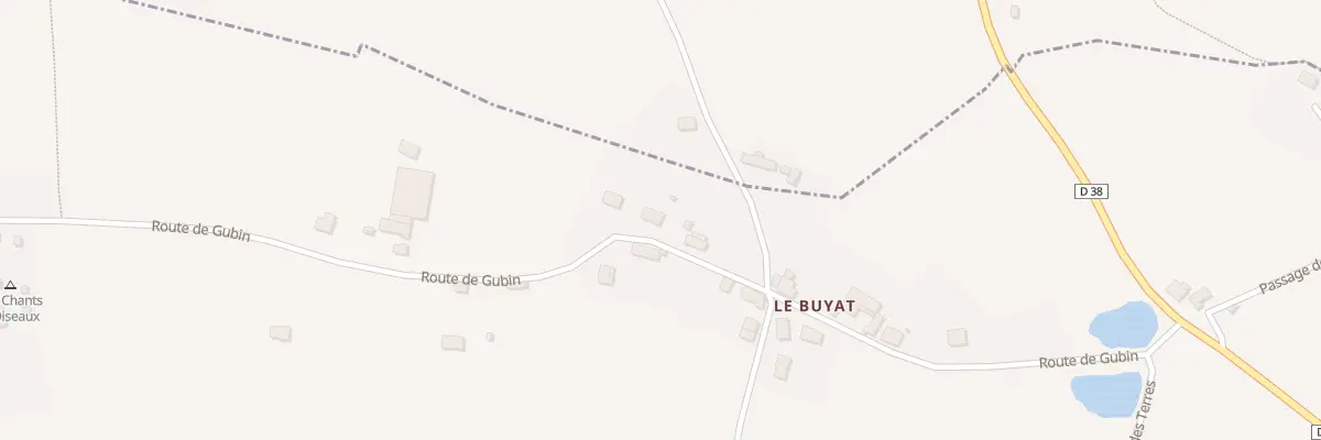 Plan du 440 Rte de Gubin à Domessin