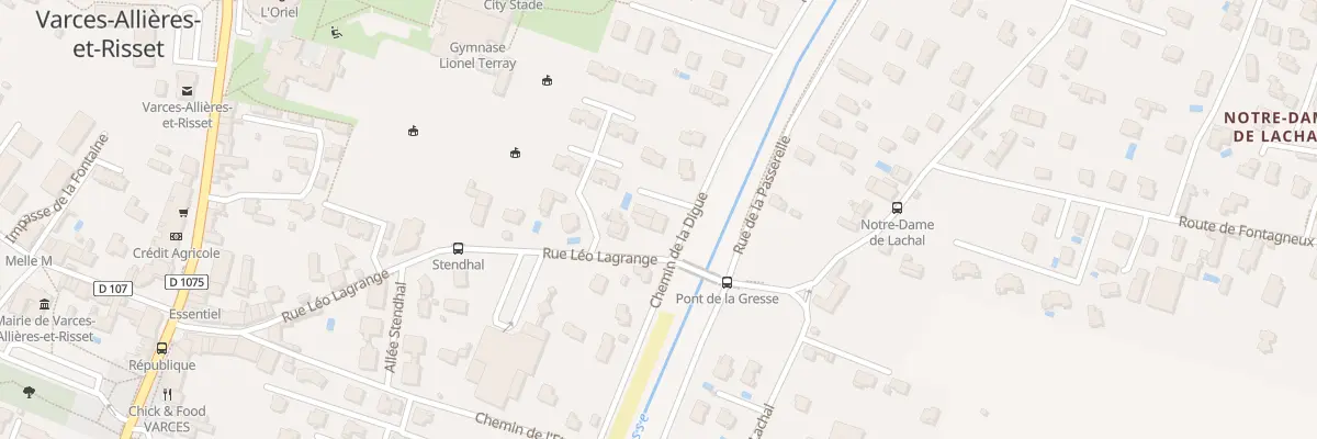 Plan du 36 Rue Léo Lagrange à Varces-Allières-et-Risset