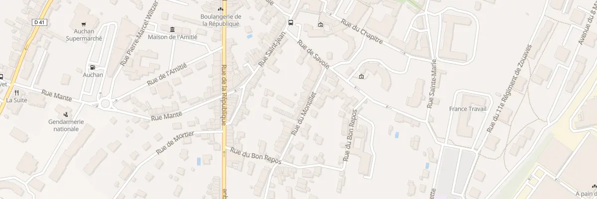 Plan du 10B Rue du Mont à Belley