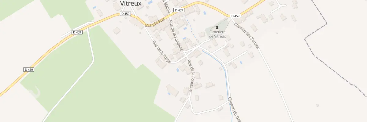Plan du 8 Rue de la Fontaine à Vitreux