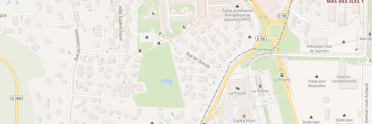 Plan du 50 Rue de Quirole à Seyssinet-Pariset