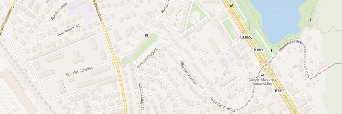 Plan du 6 All des Acacias à Saint-Égrève