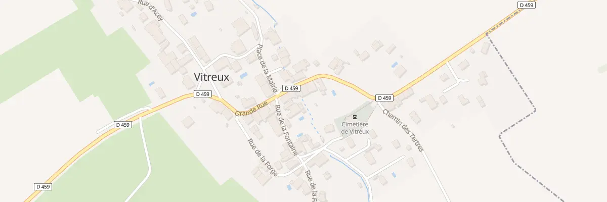 Plan du 20 Grande Rue à Vitreux