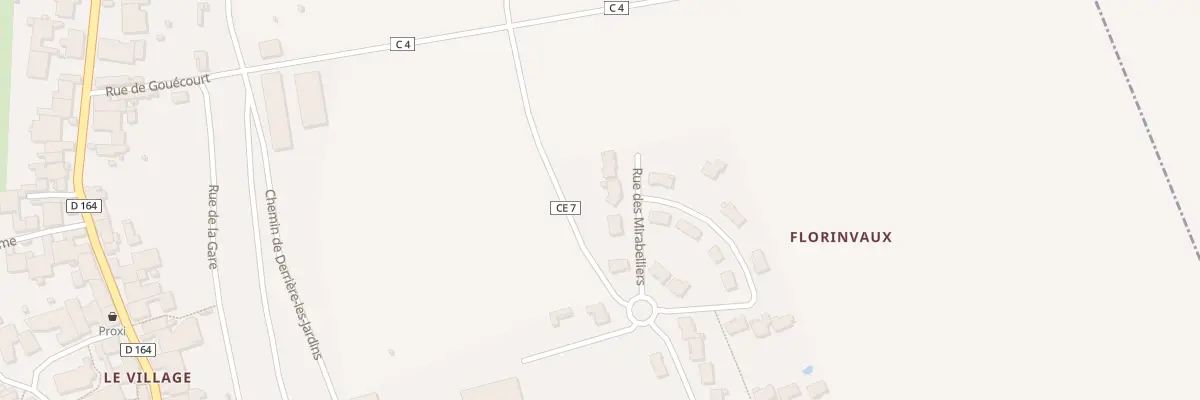Plan du 18 Rue des Mirabelliers à Coussey