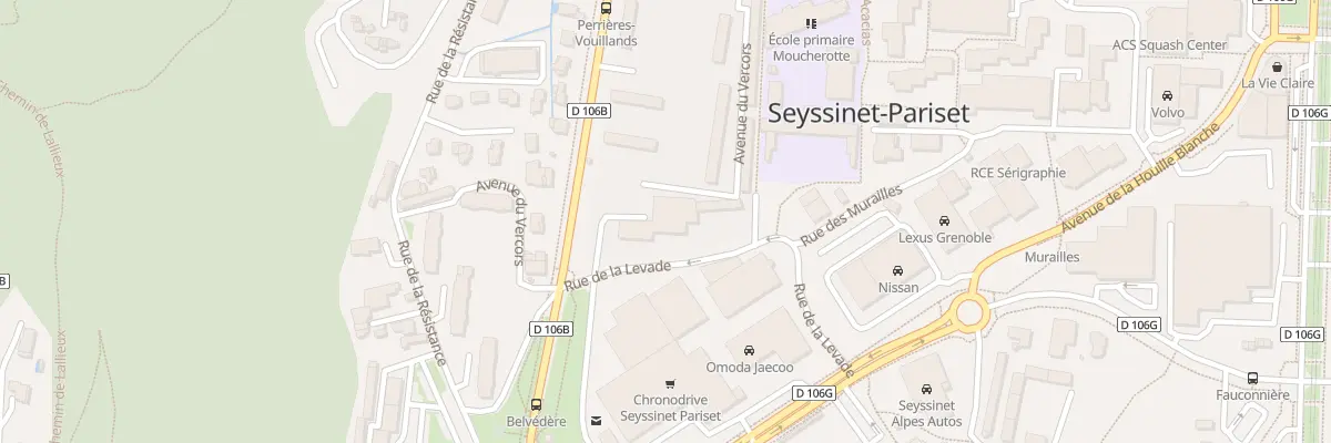 Plan du 10 Rue de la Levade à Seyssinet-Pariset