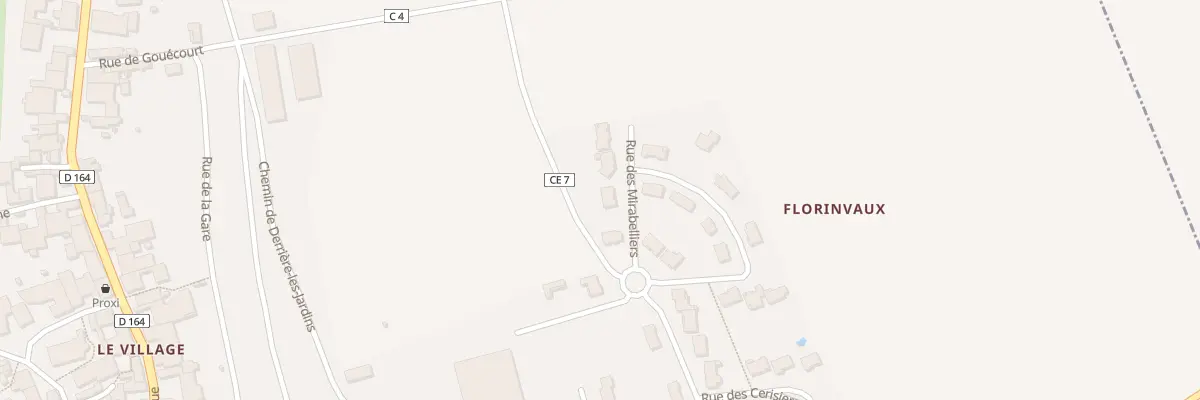 Plan du 20 Rue des Mirabelliers à Coussey