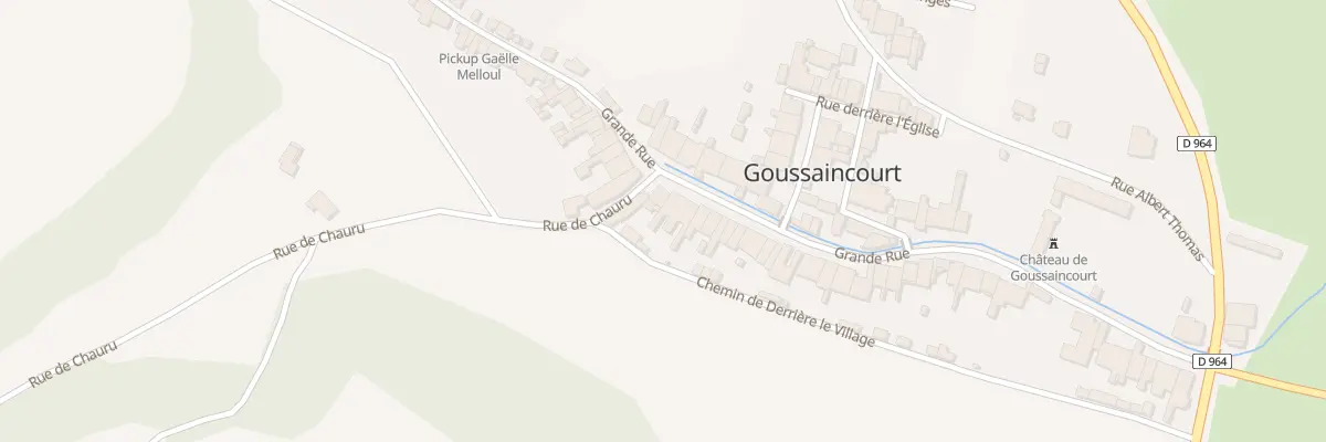 Plan du 49 Gr Grande Rue à Goussaincourt