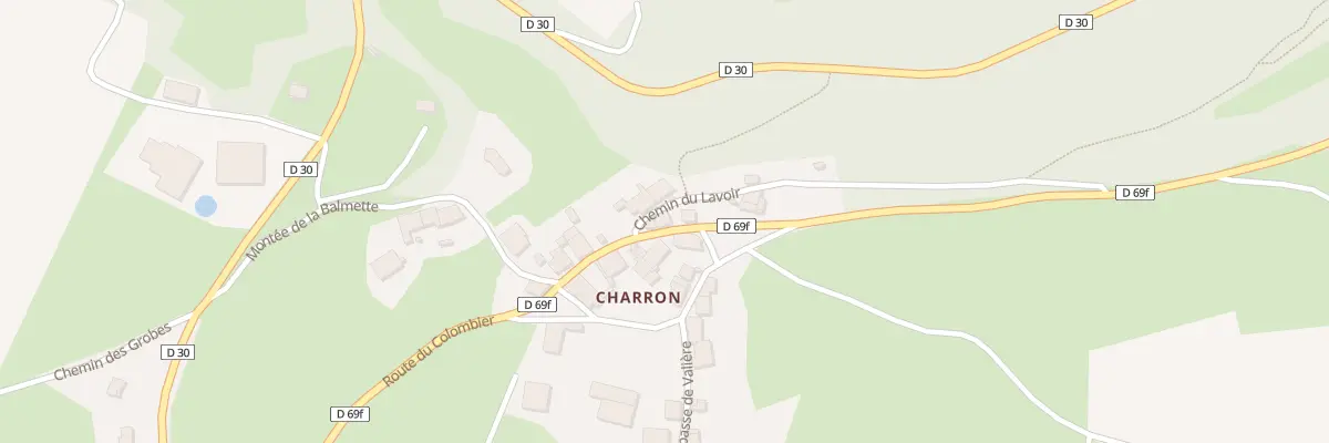 Plan du 22 Che du Lavoir à Champagne-en-Valromey