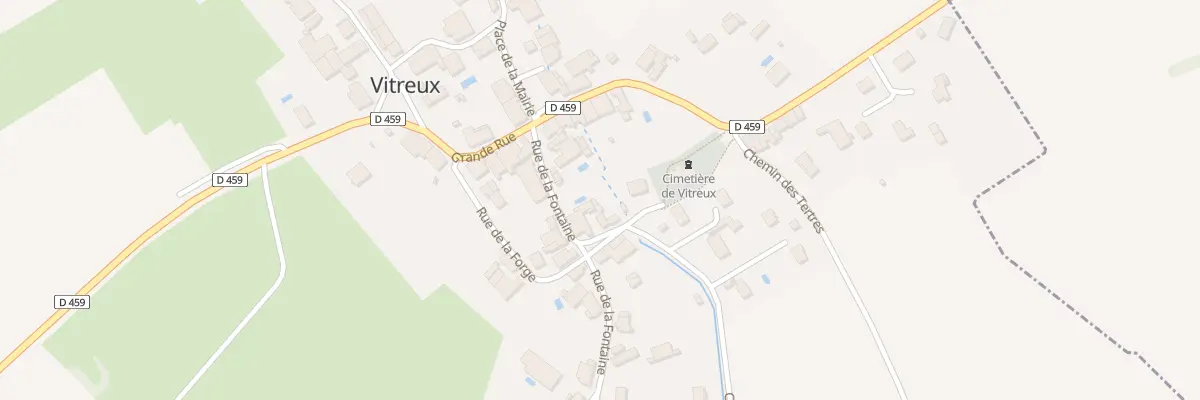 Plan du 1 Qua Latin à Vitreux