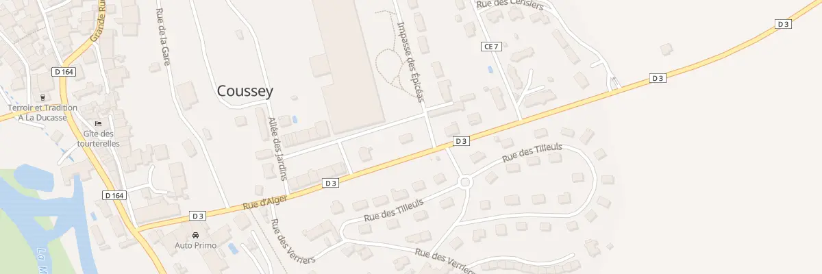 Plan du 21 Rue d’Alger à Coussey