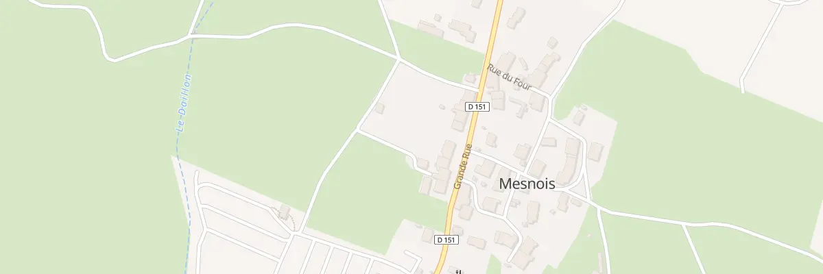 Plan du 11 Grande Rue à Mesnois