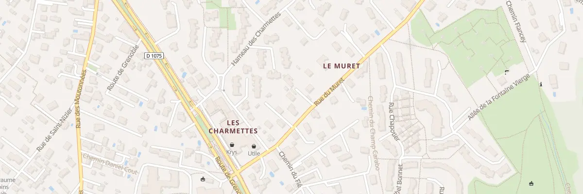 Plan du 13 Rue du Muret à Saint-Égrève